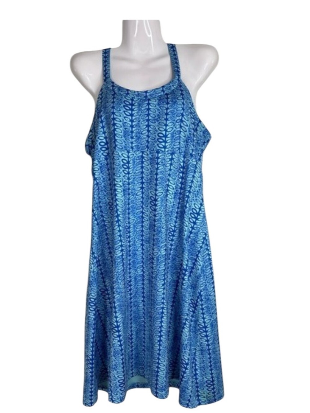 Columbia Blue Patterned Dress